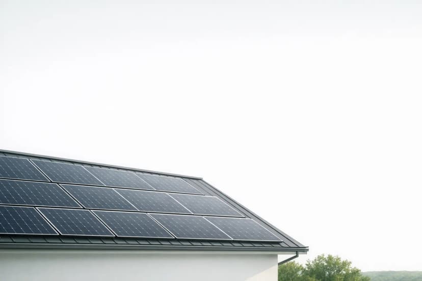 Symbolische Illustration einer Photovoltaikanlage